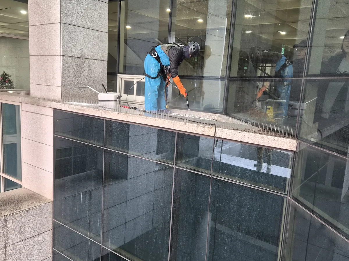 동구 가양동 건물 복도·대기 동선 야간 위생청소 사례 - 행진크린