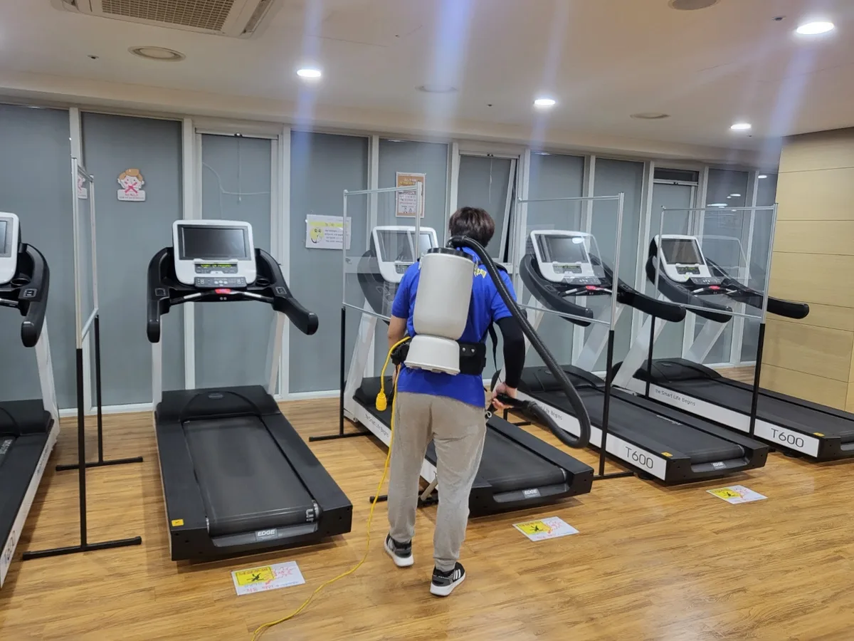 동구 정동 헬스장 탕비실 직원 휴게공간 위생청소 사례 - 행진크린